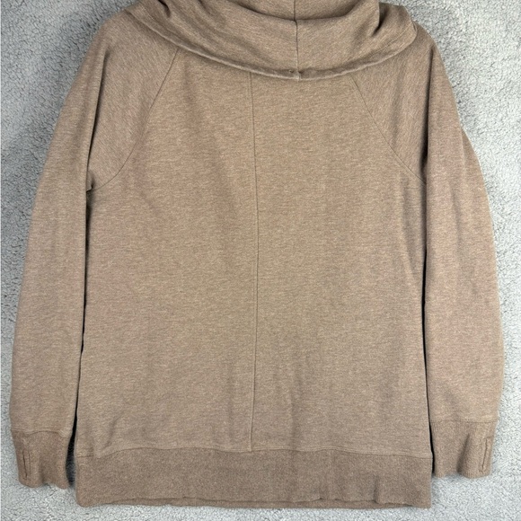 LL bean preowned tan cowl neck tunic size large - Picture 5 of 7